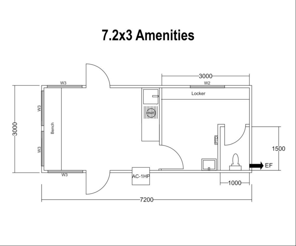 7.2x3 amenities